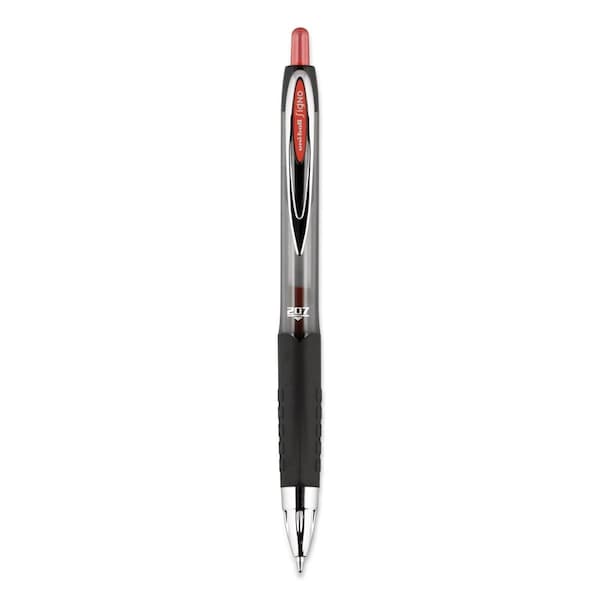 Vertex 0.7 mm 207 Retractable Gel Pen, Red, 12PK VE3752261 - main